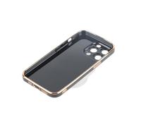 Halearo Custodia per Telefono Galvanica con Supporto Nascosto Design Elegante da Astronauta per Perfetto per L'uso Quotidiano - Materiale TPU (nera #55)