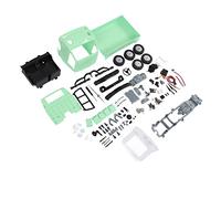 Halearo D12KM 4WD Simulazione Telecomandata Drift Climbing Truck per Regali per Bambini Verde Plastica Resistente e Lega di Alluminio Scala 1/10