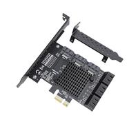 Halearo Efficiente Scheda di Espansione PCI E a 9 Porte Serial ATA 3.0 per il Trasferimento Rapido dei Dati, Adatta per Sistemi E, con Slot PCI E GEN3 per Un'integrazione Rapida, Opzioni di