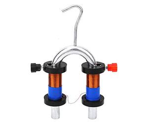 Halearo Elettromagnete a Ferro di Cavallo Attrezzatura Didattica da Laboratorio Materiale Leggero e Resistente all'umidità Alimentatore 6 V CC Adatto per Spiegazioni dei Principi di Base