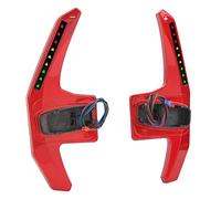 Halearo Estensione della leva del cambio a LED per -AMG C63 E63 GLA45 Aggiornamento elegante con Colore della Luce e Regime di Cambio di Velocità Regolabili per gli Amanti dello Sport (Rosso)