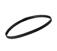 Halearo Fascia Antisudore Sottile Elastica Antiscivolo in Silicone per Uomo Donna Che Corre Calcio Basket Tennis Allenamento con Design Universale per Tutte le Lunghezze di Capelli (Black)