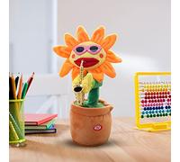 Halearo Fun Dancing Sun Flower Peluche per Bambini e Neonati, Canta e Balla, Perfetto per L'educazione della Prima Infanzia e Decorazioni per Feste, Materiale Peluche, 32 Cm, 1 Unità (#2)