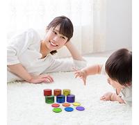 Halearo Giocattoli Magnetici per Contare Dieci Fotogrammi per Giochi Educativi, Design Compatto e Durevole, 60 Dischi Colorati per Bambini in età Prescolare, Plastica, 16,7x6,7 Cm