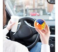 Halearo Giocattolo Puzzle Sequenziale con Palline Labirintiche 3D per Bambini, Gioco Rompicapo Colorato, Giocattoli Antistress per Bambini e Adulti, Diametro 5,5 Cm (gialla)