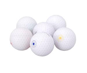 Halearo Glow in The Dark Putting Ball 6 Pezzi di Sfere LED Ad Alta elasticità e Lunga Durata per la Pratica Notturna