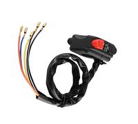 Halearo Gruppo Interruttore di Controllo Manubrio da 7/8 Pollici Interruttore On/off Durevole per Moto ATV Scooter Metallo Plastico Resistente Alle Intemperie