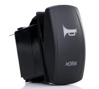 Halearo Interruttore a Bilanciere 12V-24V con Luce LED Interruttore a Levetta On/off Durevole e Resistente Alla per Auto, Barca e 3 Pin Nero