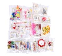 Halearo Kit da Elfo per il Conto Alla Rovescia di Natale, Pacchetti di (#2) | Giocattoli di attività di Carta, Confezionati Quotidianamente, Design Multicolore, Temi con Caramelle, Bomboniere,