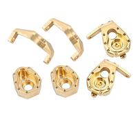 Halearo Kit di Copertura Ingranaggi per Montaggio a Fuso a Snodo in Ottone per 1/10 Crawler Car Set di Accessori Durevoli di Alta qualità