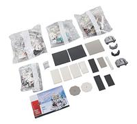Halearo Kit di Costruzione di Case Natalizie Ecologiche da 1201 Pezzi per Feste di Bambini e Divertimento in Famiglia