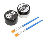 Halearo Kit di Pittura per il Corpo Viso Bianco Nero per Trucco Scheletro