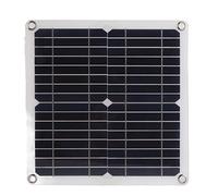 Halearo Kit Pannello Solare Monocristallino da 200 W 12 V Caricatore Solare Efficiente Portatile per Campeggio Escursionismo Ciclismo 1 unità (20A)