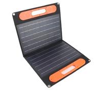 Halearo Kit Pannello Solare Portatile da 60 W Caricatore Solare Pieghevole Monocristallino Efficiente per Viaggi in Campeggio con Doppie Porte USB