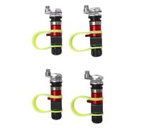 Halearo Kit Sgonfiatore per Pneumatici Fuoristrada, Accurato, Sgonfia Rapidamente la Valvola 10-30 PSI per gli Appassionati di attività All'aperto, 4 Pezzi