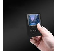Halearo Lettore MP3 con Schermo a Colori, Mini Lettore Musicale Portatile con Display da 1,8 Pollici per Amanti della Musica, Design Compatto, Bianco, Include Cavo USB e Auricolari (Come mostrato #69)