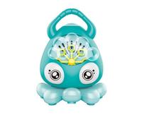 Halearo Macchina Automatica per Soffiare per Bambini - Divertente Design a Polpo con 500 Al Minuto - Giocattolo da Esterno Resistente per Feste e Tempo di Gioco - Blu/Viola 22x13,5x16 Cm (Azzurro)