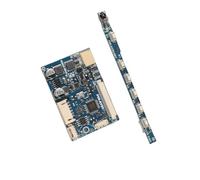 Halearo Modulo Scheda Driver Singolo con Ingresso Segnale AV e Regolazione dello Specchio Dell'immagine per Schermo LCD da 7" 9" 10,1", Pratico Modulo Controller per Installazione di DVD e