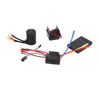 Halearo Motore Brushless 3650 3100KV + ESC Impermeabile 60A + Scheda Programmatore per Auto RC 1/10, Design Durevole, 1 Set