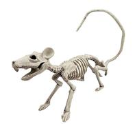 Halearo Ossa di Scheletro di Animali di Halloween Simulazione Horror Decorazioni in Plastica ABS, Design Spaventoso Imperfetto con Molteplici Forme di Animali per la Decorazione (b)
