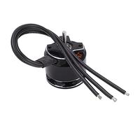 Halearo Outrunner - Motore senza spazzole da 2500 KV, design ad alta coppia per auto, con telecomando 1/10, alluminio 6061, nero