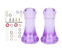 Halearo Set di Manopole per Mulinello da Pesca Comodo Viola per la Modifica di Mulinelli a Basso Profilo e Spinning 2 Pezzi