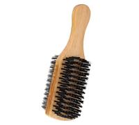 Halearo Spazzola per Barba Pennello Barba per Capelli Facciali a Doppia Faccia per Uomo Legno 2,2 X 6,9 Pollici per Pulizia Olio Testa Styling Capelli Intaglio Spazzolatura Scarpe (M)