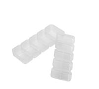 Halearo Stampo Universale per Sushi Antiaderente per Polpette di Riso, Macchina per 5 Rotoli a Casa o All'aperto, Materiale PP Resistente e Sicuro, Trasparente 15,5 *, * 2,3 Cm (Bianca)