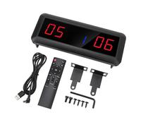 Halearo Tabellone Segnapunti Digitale Portatile con Telecomando Regolabile per Giochi da Interni Ed Esterni Basket Badminton Pong 30"