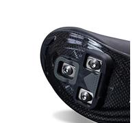 Halearo Tacchetti per Bici per Ciclismo Indoor e Outdoor, Set di Tacchetti a 3 Fori Resistenti e Leggeri per Tutte le Bici da Strada, vestibilità Unisex, Materiale in Nylon, Dimensioni 6*7 Cm (nera)