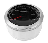 Halearo Tachimetro GPS da 85 Mm, Indicatore di velocità Preciso e Durevole per Marittime e Motocicli, Impermeabile IP67, Diametro 3 3/8 Pollici (Quadrante nero)