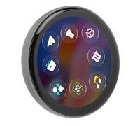 Halearo Touchscreen HD da 2,28 Pollici Badge Digitale Display a Colori Brillanti per Riproduzione Video Divertente, Kit Foto Anime con Manuale Utente, Batteria Agli Ioni di Litio per Ricarica Rapida,
