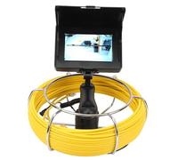 Halearo Videocamera Impermeabile per Ispezione Fognature IP68 da 5" con 8 Luci LED per la Risoluzione dei Problemi di Tubazioni e Scarichi (F5P17-20M)