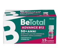 Haleon Be-Total Advance B12 50+ Anni - Integratore Per L'Energia 15 Flaconcini