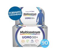 Haleon Multicentrum Uomo 50+ - Integratore Di Vitamine E Minerali 3 Flaconi Da 30 Compresse