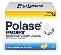 Polase Granulato Effervescente Gusto Limone Integratore Alimentare Senza Glutine 12 Bustine