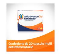 Haleon VoltadvanceGo - Farmaco Antinfiammatorio E Antidolorifico 20 Capsule