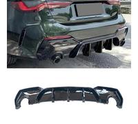 HALEUP Paraurti Posteriore Spoiler Diffusore per BMW 4 Series G22 G23 420i 430i 435i M440i 2 Door 2021-2023, Paraurti Copertura Inferiore Labbro Spoiler Protector Car Modifica Accessori