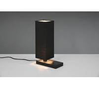 HALEY LAMPADA DA TAVOLO NERA CON PARALUME CON BASE X RICARICA INDUTTIVA CELLULARE CON INTERRUTTORE TOUCH H. 35CM 1 LUCE ATTACCO E14