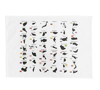 Half a Donkey Strofinaccio, Cotone, Multicolore, 47 x 65 cm