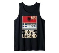 Half Albanian Greek Roots 100% Legend Greece Albania Canotta