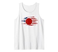 Half American Japanese - USA Japan Flag United States Canotta