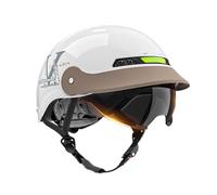 Half Face Helmet - Ventilated Open Design with Integrated Sun Shield, Fast Release Retention System, Durablee Protective Riding Equipment | Multi-Sport Mobility Safety Solution for Men Women Cycling