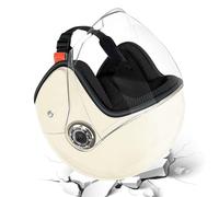 Half Face Moped Helmet - Shell Construction, Comfortable Liner, Ventilation System, Wide Shield | Protective Motorcycle Headgear for Scooter Riding Sportbike Daily Commuting Outdoor Touring