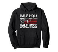 Half Holy Half Hood Prega con Me Non Giocare con Me - AR15 Felpa con Cappuccio