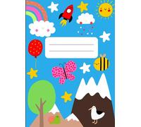 Half Lined Half Plain A4 Exercise Book: 100 Pages For Kids, A4 Exercise Books Half Lined Half Blank, Children Exercise Books, Wide Ruled Notebook, School Journal For Kids.
