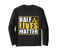 Half Lives Matter - Simbolo radioattivo di ingegneria Nucleare Maglia a Manica
