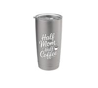 Half Mom Half Coffee Bicchiere termico in acciaio inox doppia parete