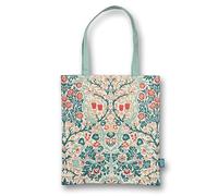 Half Moon Bay ACS John H. Dearle, borsa per la spesa riutilizzabile, in cotone riciclato, 41 x 38 cm, colore: foglia di tè e corallo