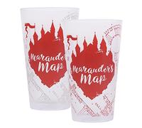 Half Moon Bay Bicchiere Harry Potter termosensibile ai liquidi freddi - Marauder's Map, la mappa del Malandrino